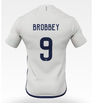 Ajax Brian Brobbey #9 Bortatröja 2023-24 Kortärmad
